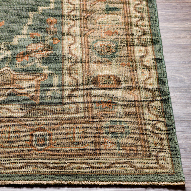 Surya Reign Reg-2304 Dark Green, Khaki, Tan, Dark Brown Rugs.