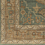 Surya Reign Reg-2304 Dark Green, Khaki, Tan, Dark Brown Rugs.
