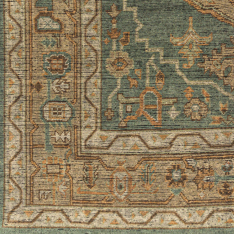 Surya Reign Reg-2304 Dark Green, Khaki, Tan, Dark Brown Rugs.