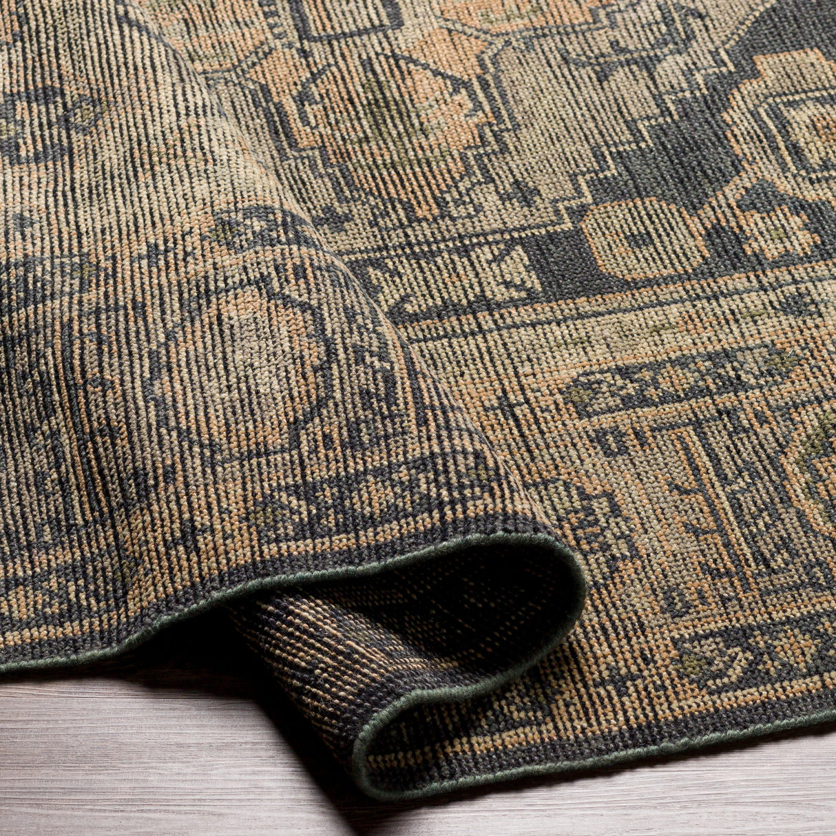 Surya Reign Reg-2309 Charcoal, Medium Gray, Taupe, Khaki Rugs.