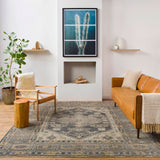 Surya Reign Reg-2309 Charcoal, Medium Gray, Taupe, Khaki Rugs.