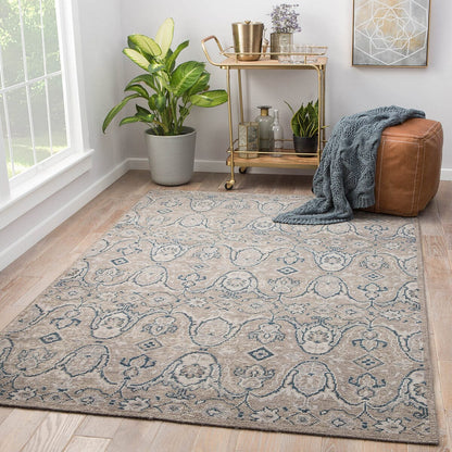 Jaipur Revolution Williamsburg Rel06 Gray Vintage / Distressed Area Rug