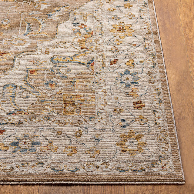 Surya Reina Ren-2305 Tan, Light Gray, Medium Gray, Cream Rugs.