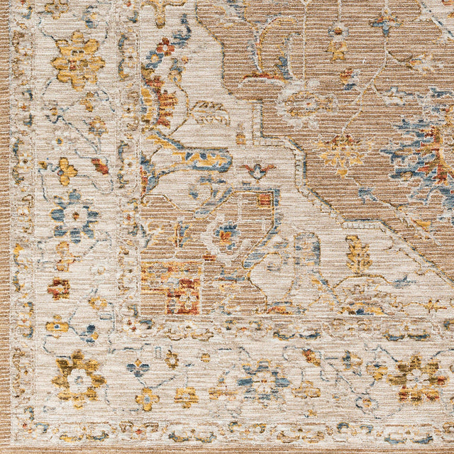 Surya Reina Ren-2305 Tan, Light Gray, Medium Gray, Cream Rugs.