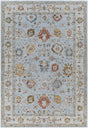 Surya Reina Ren-2306 Light Gray, Cream, Denim, Rust Rugs.