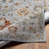 Surya Reina Ren-2306 Light Gray, Cream, Denim, Rust Rugs.
