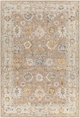 Surya Reina Ren-2308 Tan, Light Brown, Light Gray, Cream Rugs.