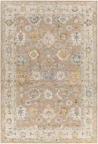 Surya Reina Ren-2308 Tan, Light Brown, Light Gray, Cream Area Rug