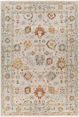 Surya Reina Ren-2309 Light Gray, Cream, Denim, Rust Rugs.