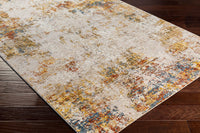 Surya Reina Ren-2311 Light Gray, Cream, Medium Gray, Denim Area Rug