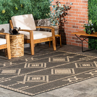 Nuloom Aria Tribal Transitional Nar1809C Charcoal Area Rug