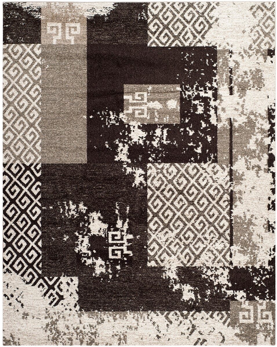 Safavieh Retro Ret2135-1125 Creme / Brown Rugs.