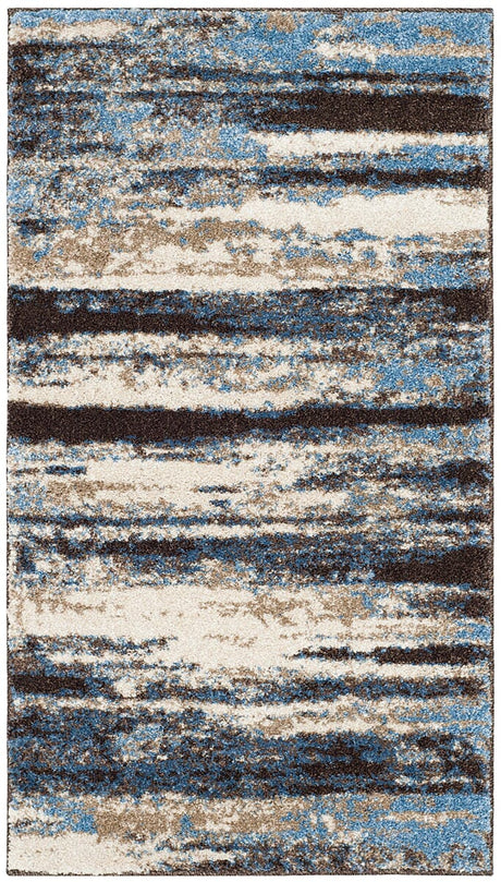 Safavieh Retro Ret2138-1165 Cream / Blue Rugs.