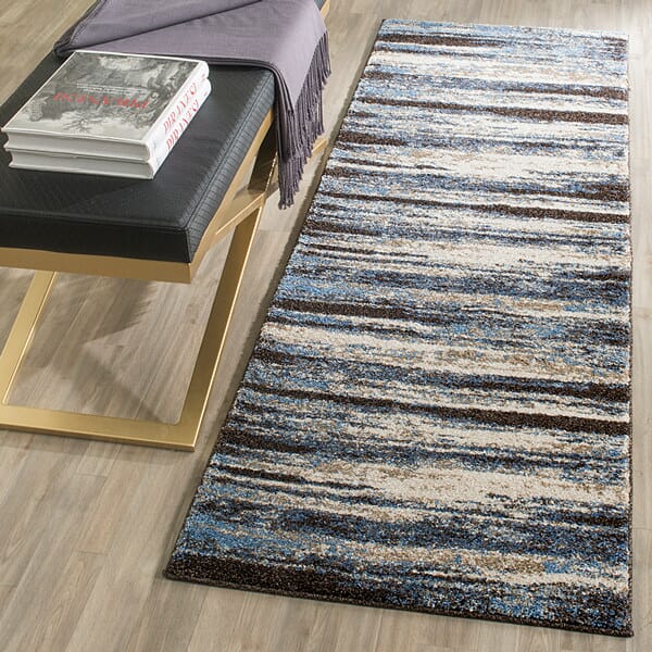 Safavieh Retro Ret2138-1165 Cream / Blue Rugs.