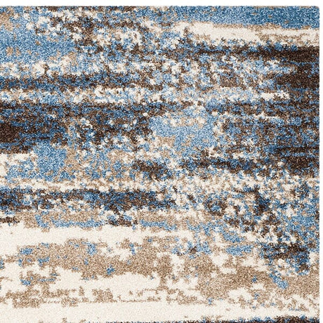 Safavieh Retro Ret2138-1165 Cream / Blue Rugs.