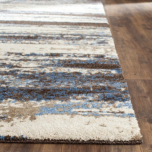 Safavieh Retro Ret2138-1165 Cream / Blue Rugs.