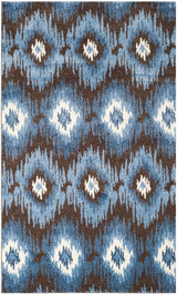 Safavieh Retro Ret2143-2865 Dark Brown / Blue Rugs.