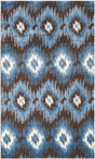 Safavieh Retro Ret2143-2865 Dark Brown / Blue Rugs.