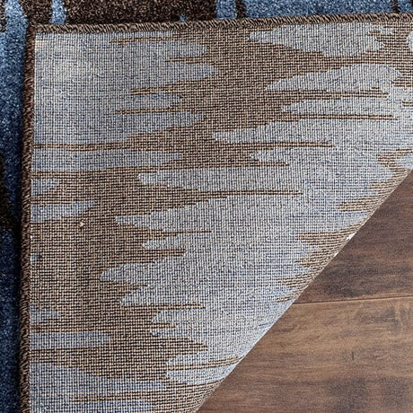 Safavieh Retro Ret2143-2865 Dark Brown / Blue Rugs.