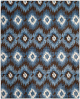 Safavieh Retro Ret2143-2865 Dark Brown / Blue Rugs.
