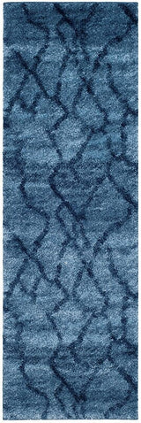 Safavieh Retro Ret2144-6570 Blue / Dark Blue Rugs.