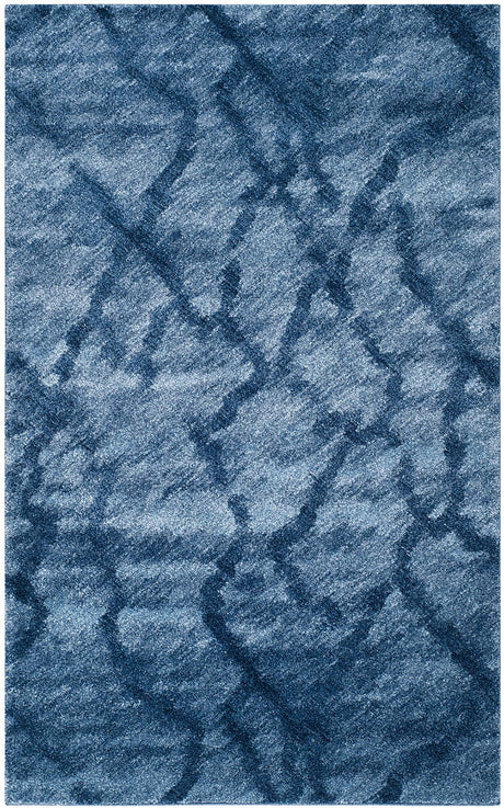 Safavieh Retro Ret2144-6570 Blue / Dark Blue Rugs.