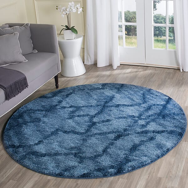 Safavieh Retro Ret2144-6570 Blue / Dark Blue Rugs.