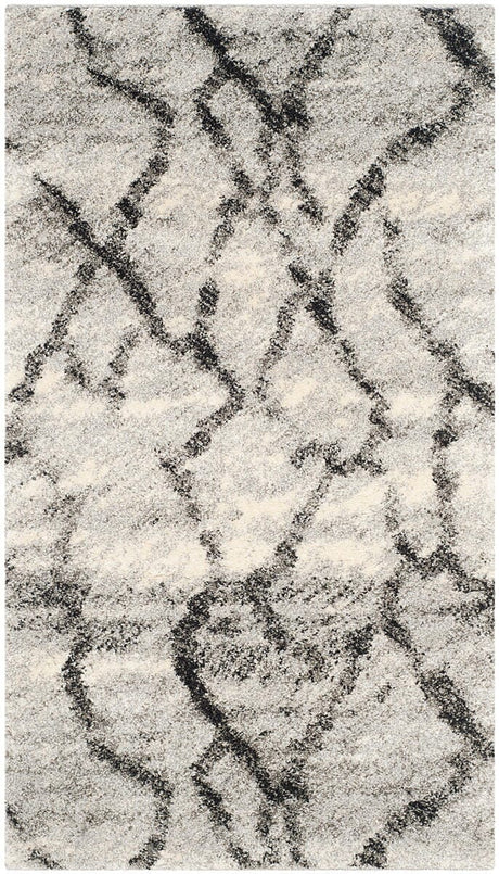 Safavieh Retro Ret2144-7990 Light Grey / Black Rugs.