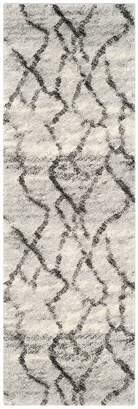 Safavieh Retro Ret2144-7990 Light Grey / Black Rugs.