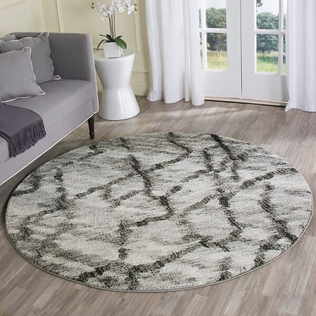 Safavieh Retro Ret2144-7990 Light Grey / Black Rugs.