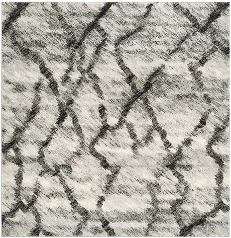 Safavieh Retro Ret2144-7990 Light Grey / Black Rugs.