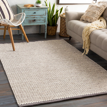 Surya Retro Ret-2300 Light Gray, Cream, Charcoal Area Rug