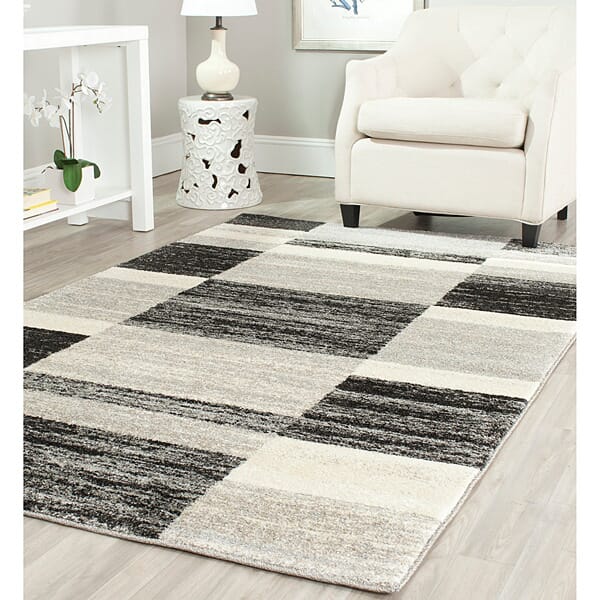 Safavieh Retro Ret2692-9079 Black / Light Grey Rugs.