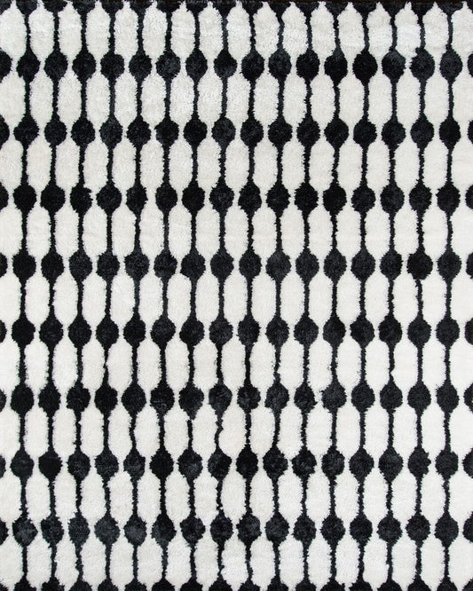 Momeni Novogratz Retro Ret-4 Black Geometric Area Rug