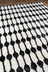 Momeni Novogratz Retro Ret-4 Black Geometric Area Rug