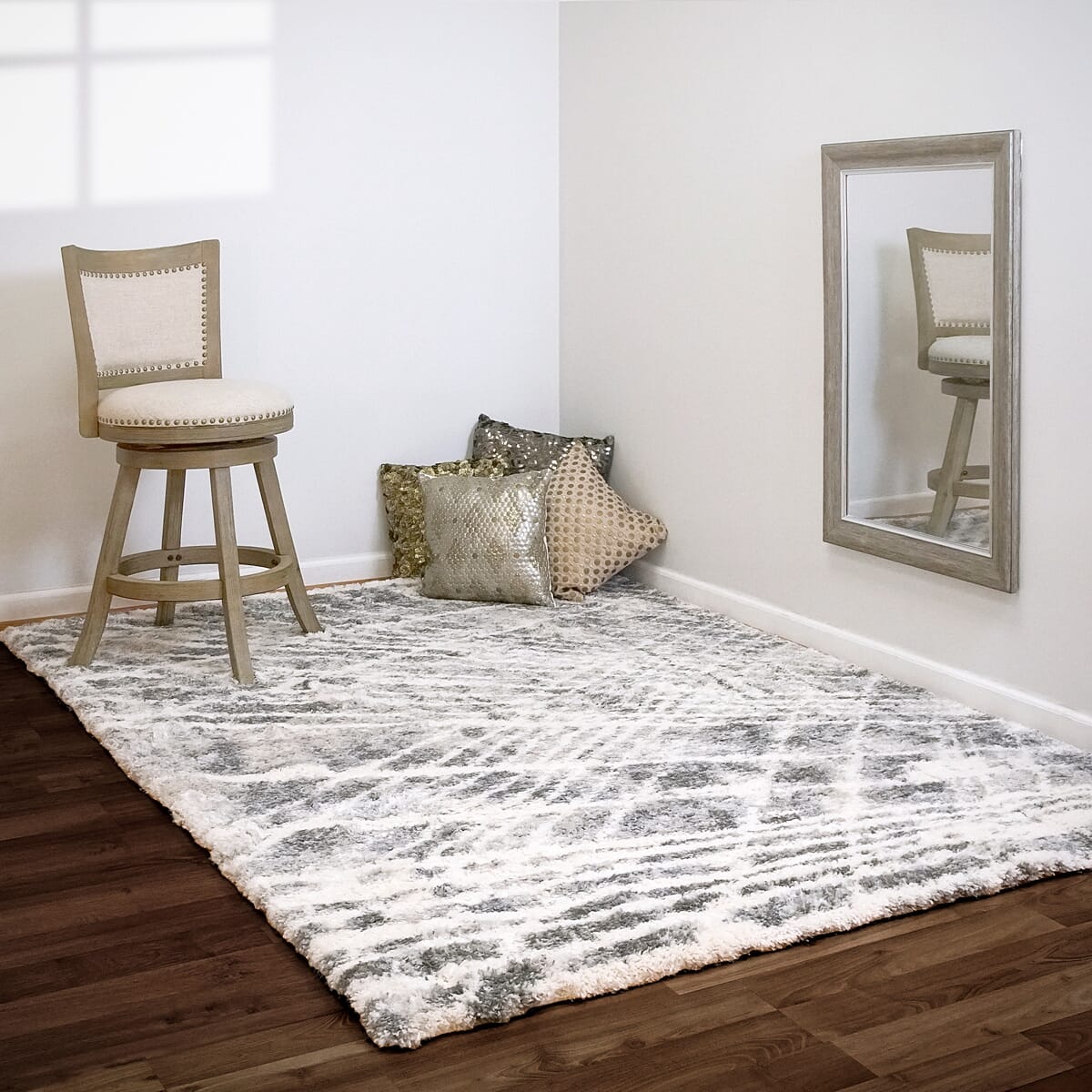 Dynamic Reverie 3544 Cream / Grey Area Rug