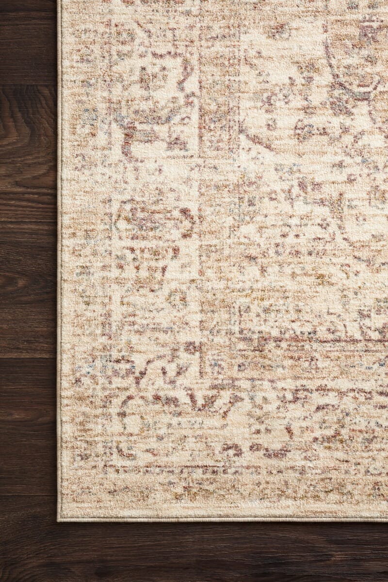 Loloi Revere Rev-04 Ivory / Berry Vintage / Distressed Area Rug