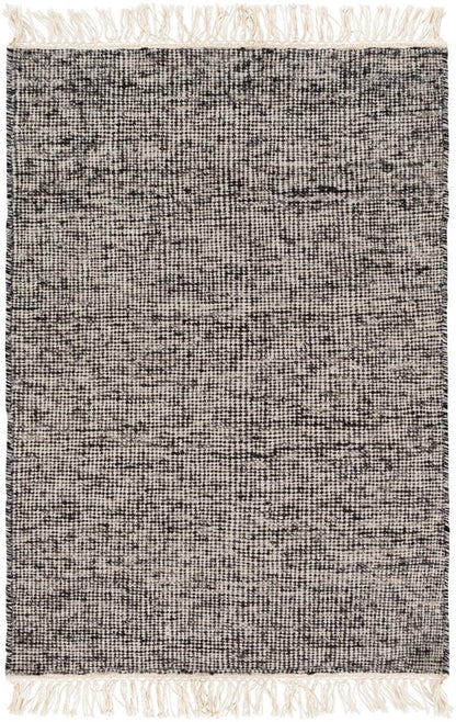 Surya Rex Rex-4000 Black / Ivory Solid Color Area Rug