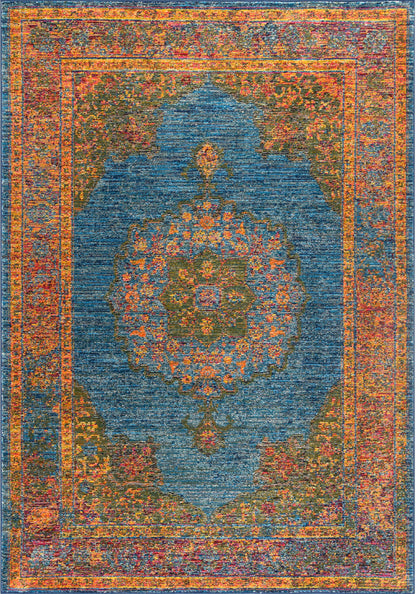 Nuloom Vintage Cecilia Nvi3200A Blue Area Rug