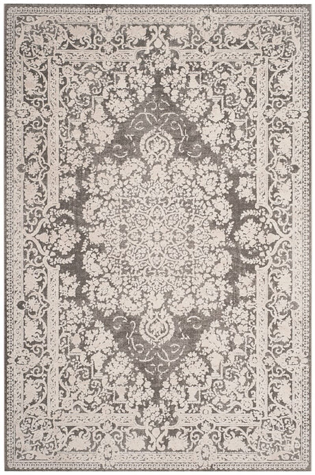 Safavieh Reflection Rft664B Dark Grey/Cream Rug.