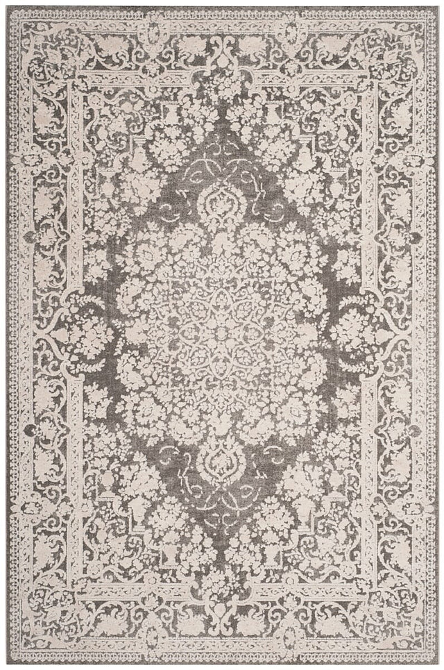 Safavieh Reflection Rft664B Dark Grey/Cream Rug.