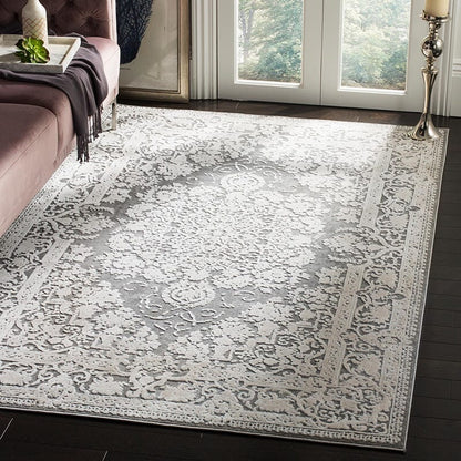 Safavieh Reflection Rft664B Dark Grey / Cream Vintage / Distressed Area Rug