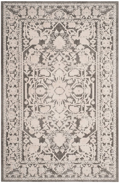 Safavieh Reflection Rft665B Dark Grey/Cream Rug.