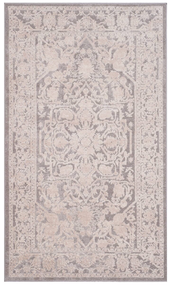 Safavieh Reflection Rft665C Light Grey / Cream Solid Color Area Rug