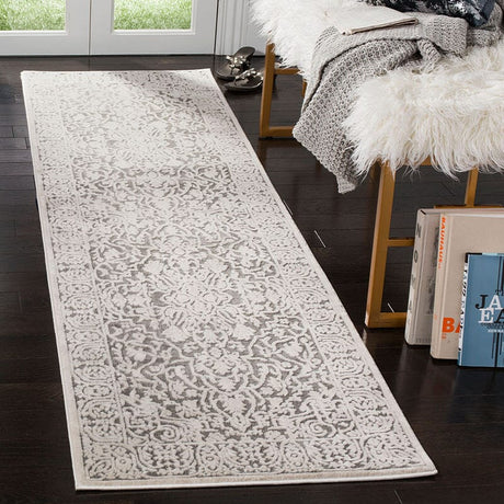 Safavieh Reflection Rft670B Dark Grey/Cream Rug.