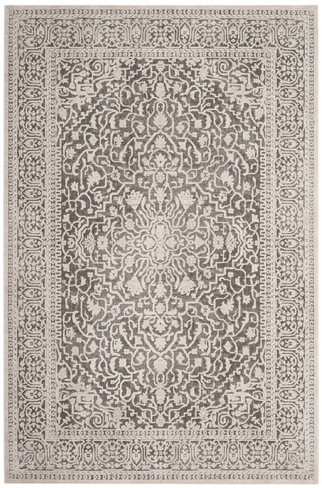 Safavieh Reflection Rft670B Dark Grey/Cream Rug.