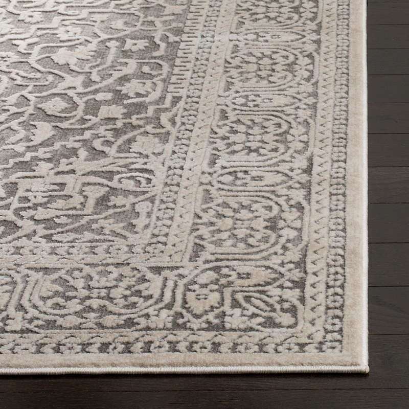 Safavieh Reflection Rft670B Dark Grey/Cream Rug.