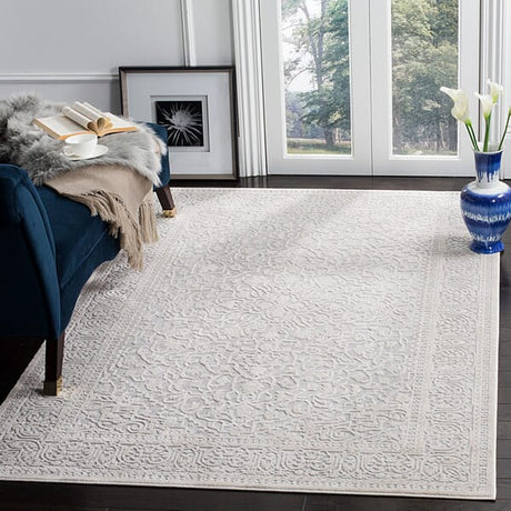 Safavieh Reflection Rft670C Light Grey/Cream Rug.