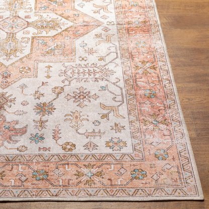 Surya Regen Rge-2306 Beige, Dusty Pink Area Rug