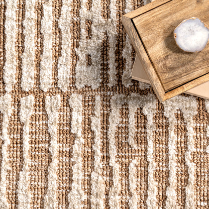 Nuloom Kalle Textured Nka2077A Natural Area Rug